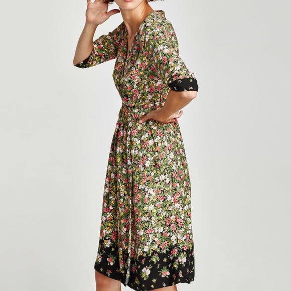 Zara Dresses & Skirts - 🌿[Zara] Wrap Dress